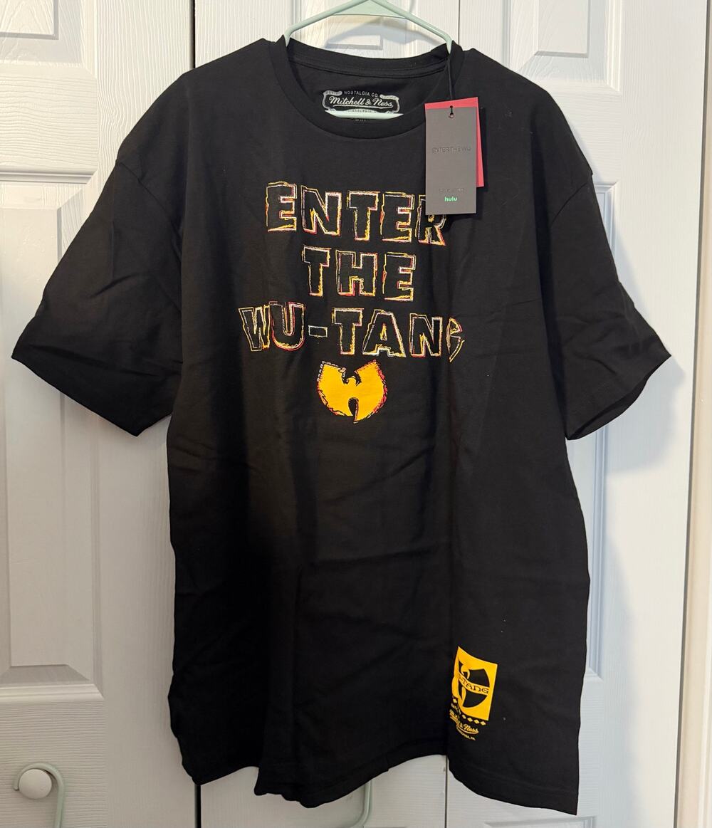Mitchell & Ness x Hulu Wu-Tang Clan 36 Chambers Streetwear Graphic Tee Shirt